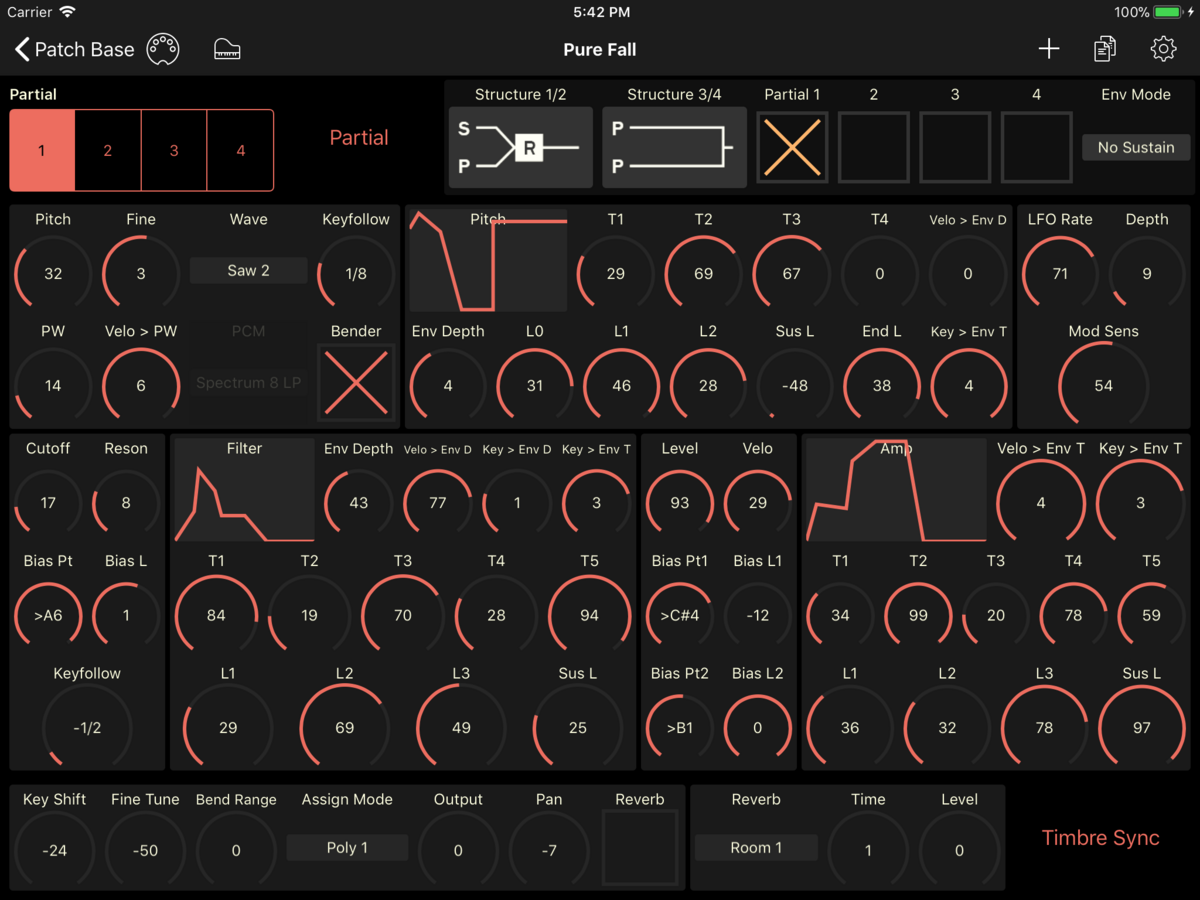 Roland D-10 Editor screenshot