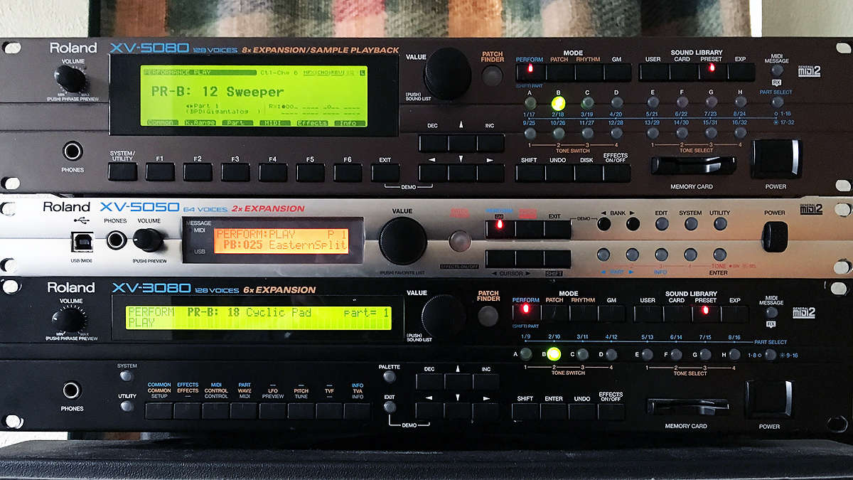 Roland XV-5080 and the Rest of the XV Rack Family
